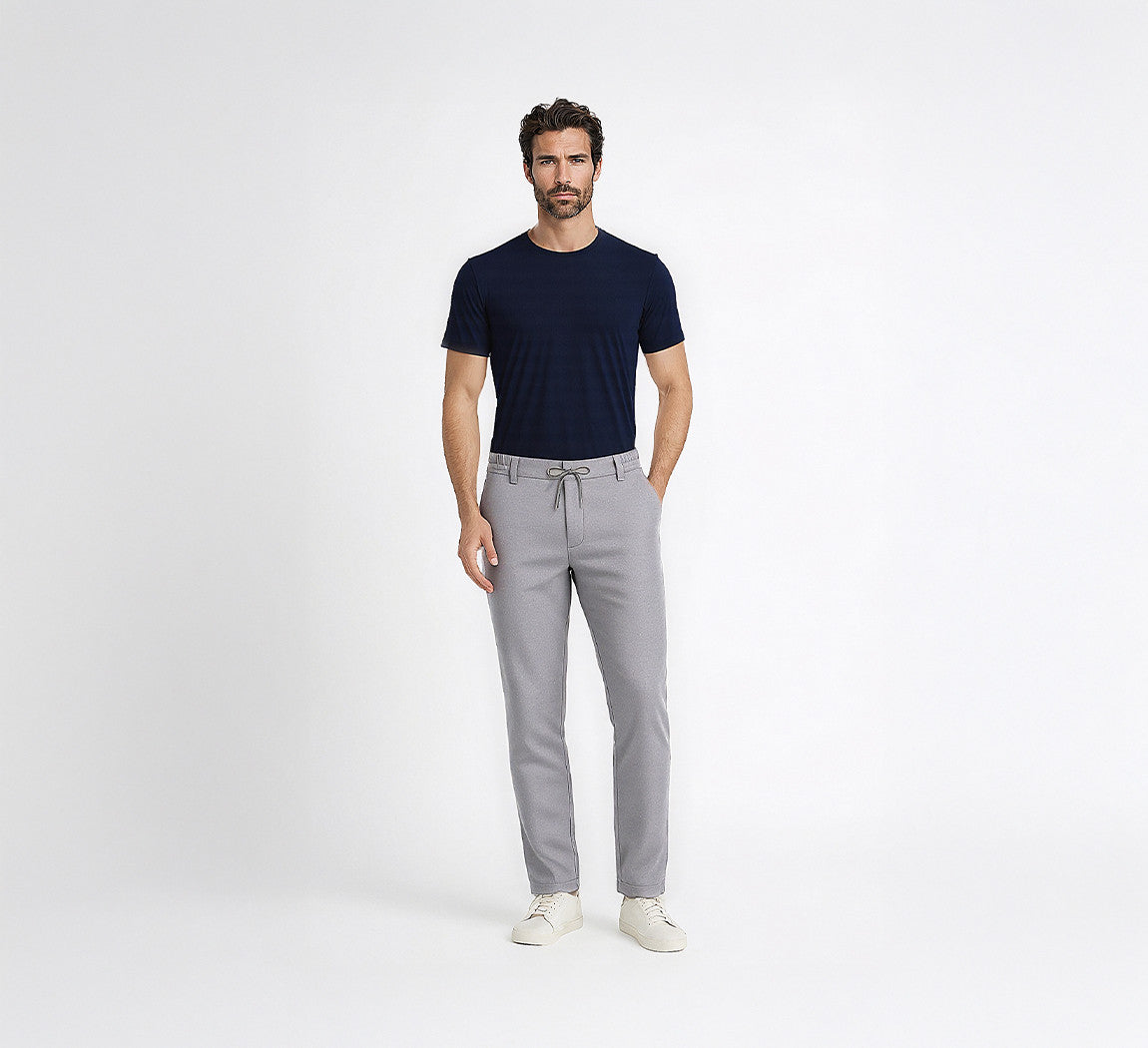 MERINO SWEATPANTS Gris Clair