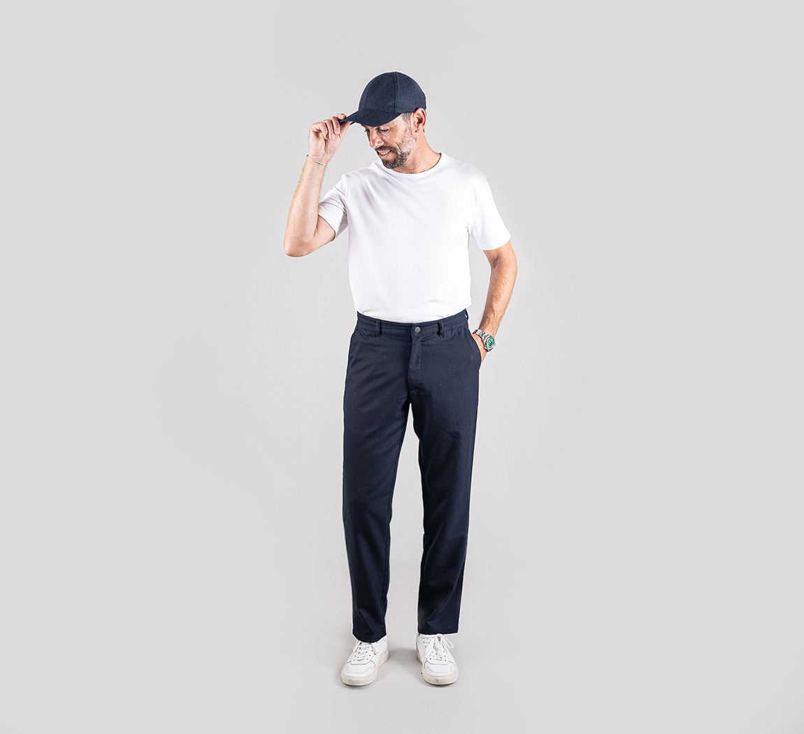MOTION FLANNEL PANTS Bleu Chic