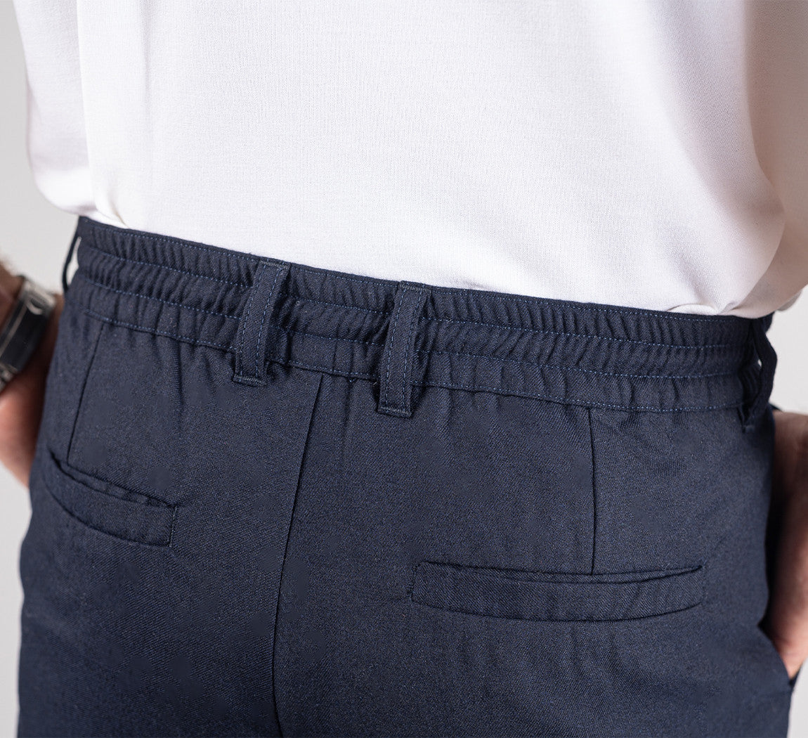 MOTION FLANNEL PANTS Bleu Chic