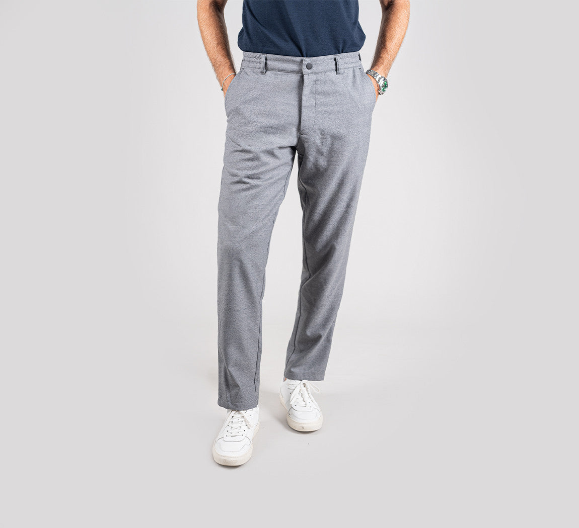 MOTION FLANNEL PANTS Gris Clair