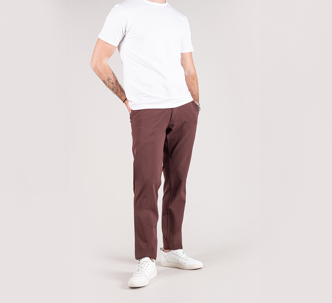 PERFORMANCE CHINOS Bordeaux