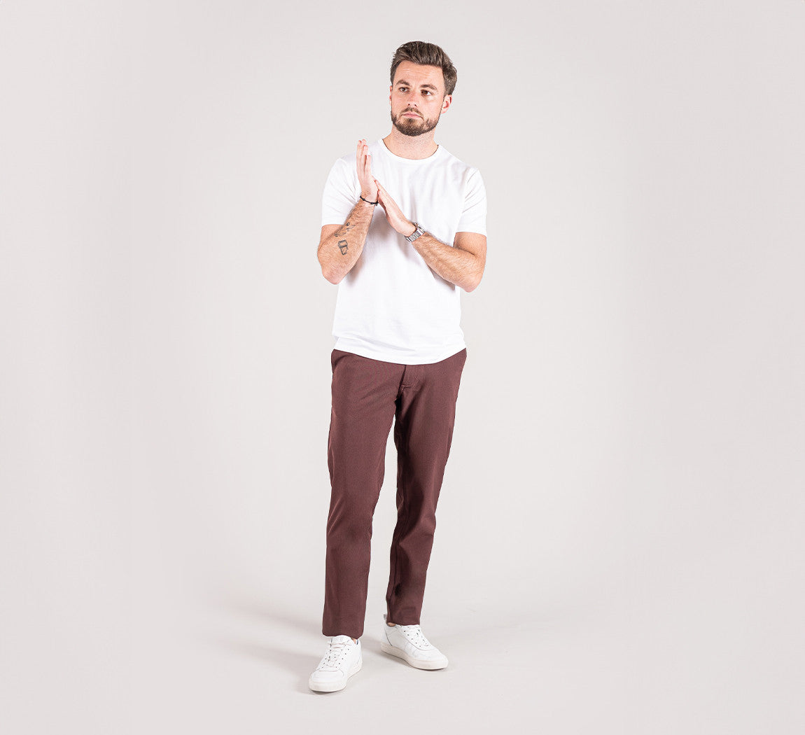 PERFORMANCE CHINOS Bordeaux
