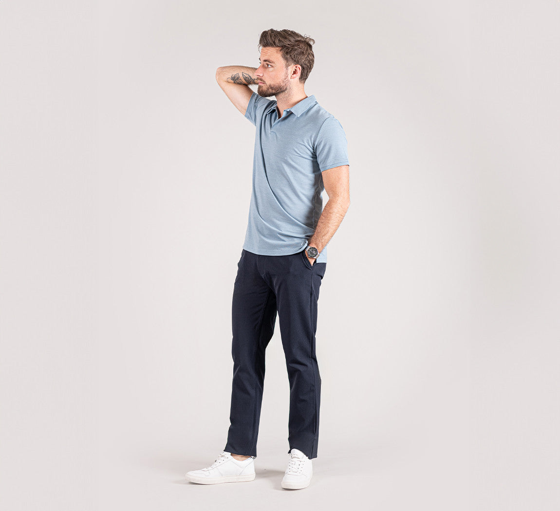 PERFORMANCE CHINOS Bleu Chic