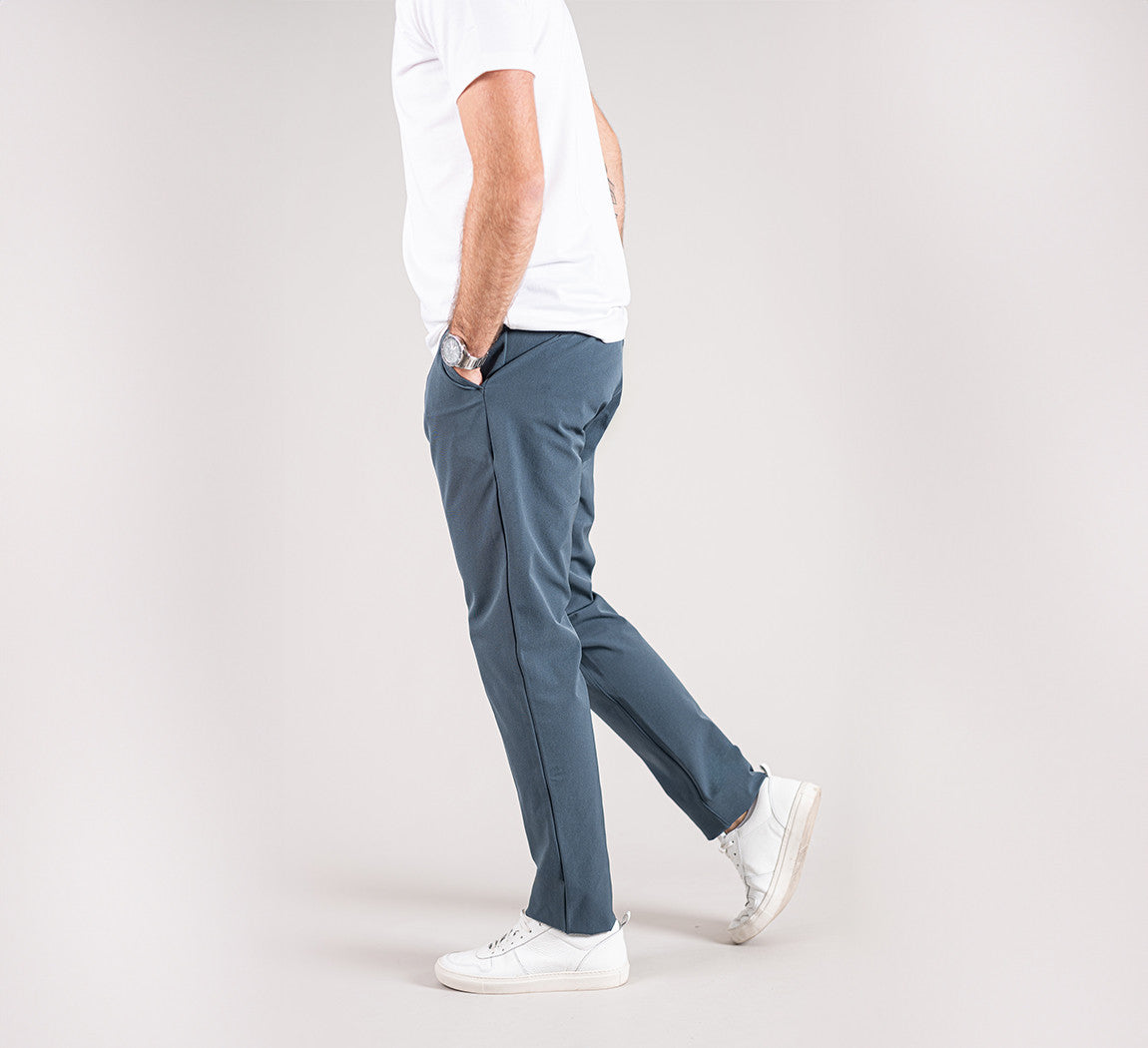 PERFORMANCE CHINOS Bleu Gris
