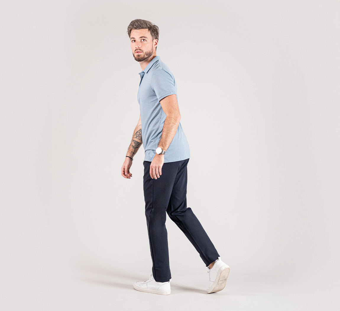 PERFORMANCE CHINOS Bleu Chic