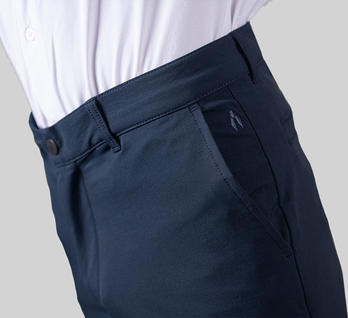 POWER MERINO CHINOS Bleu Chic