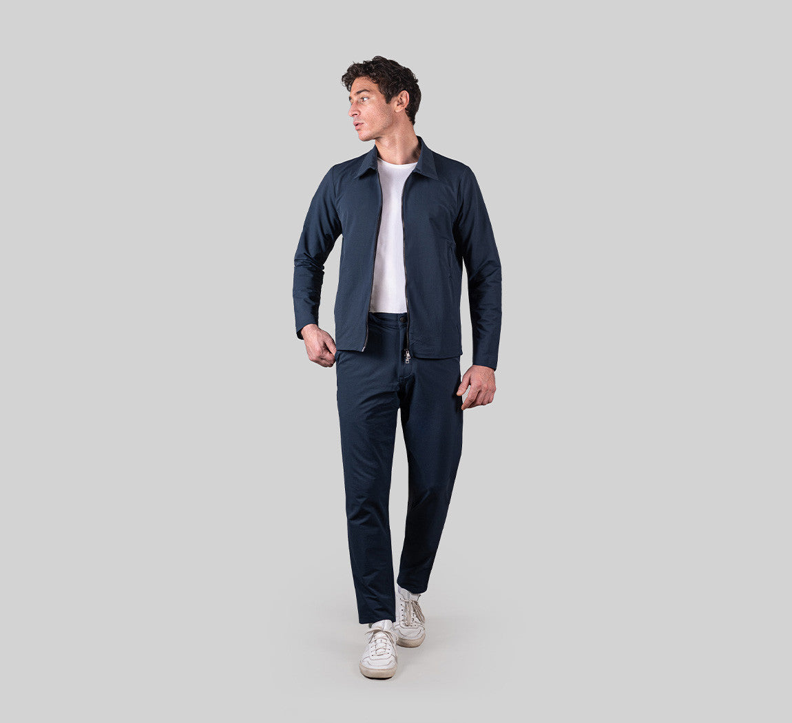 POWER MERINO CHINOS Bleu Chic