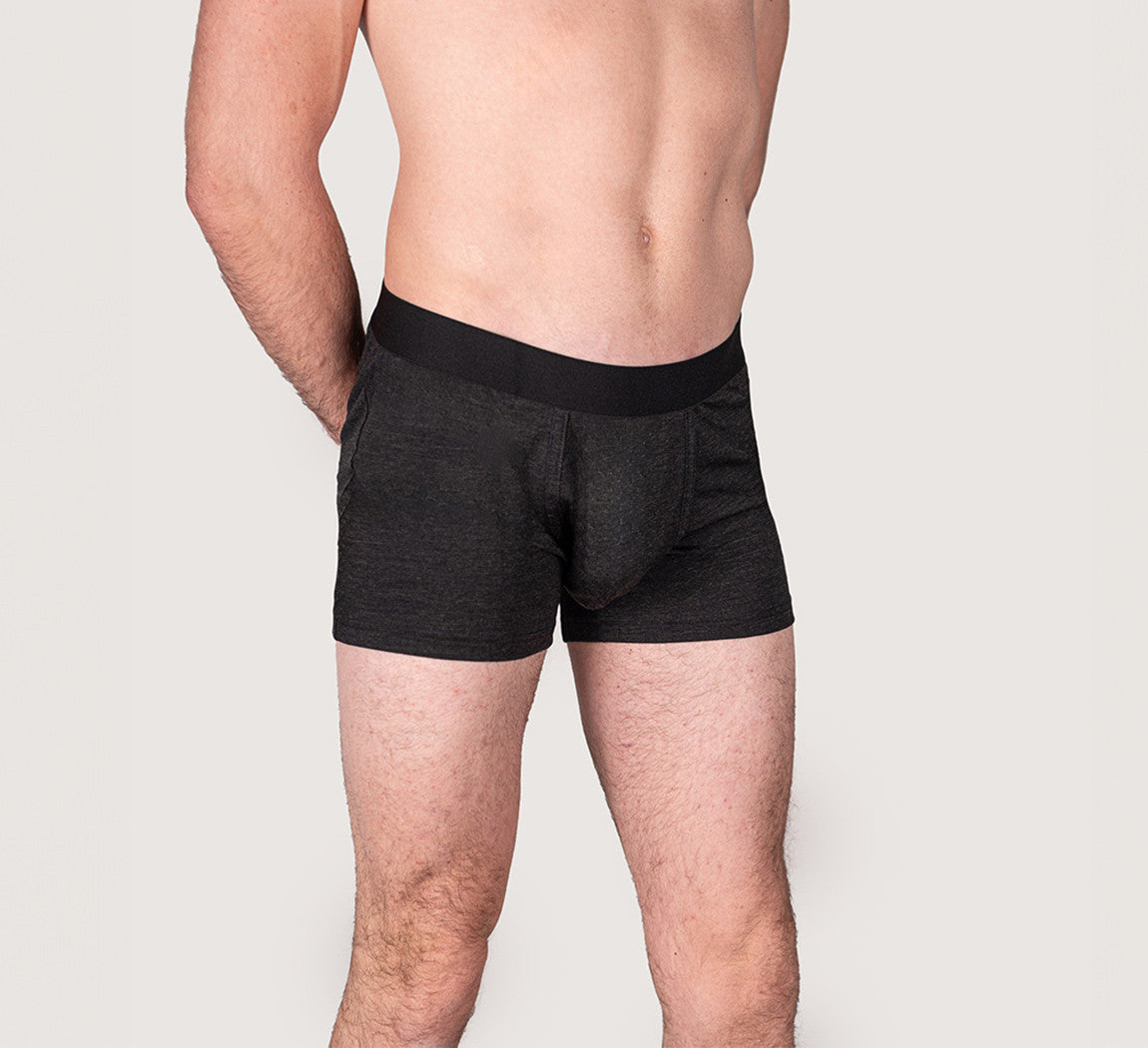 PREMIUM MERINO BOXER Noir