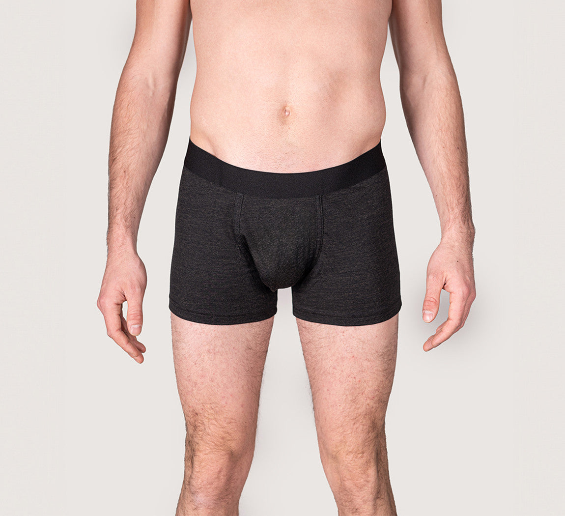 PREMIUM MERINO BOXER Noir