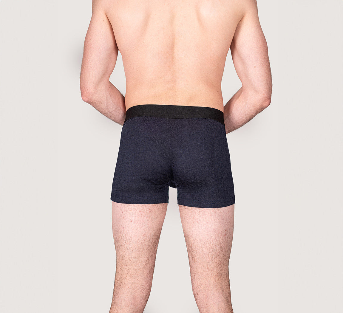 PREMIUM MERINO BOXER Bleu Chic