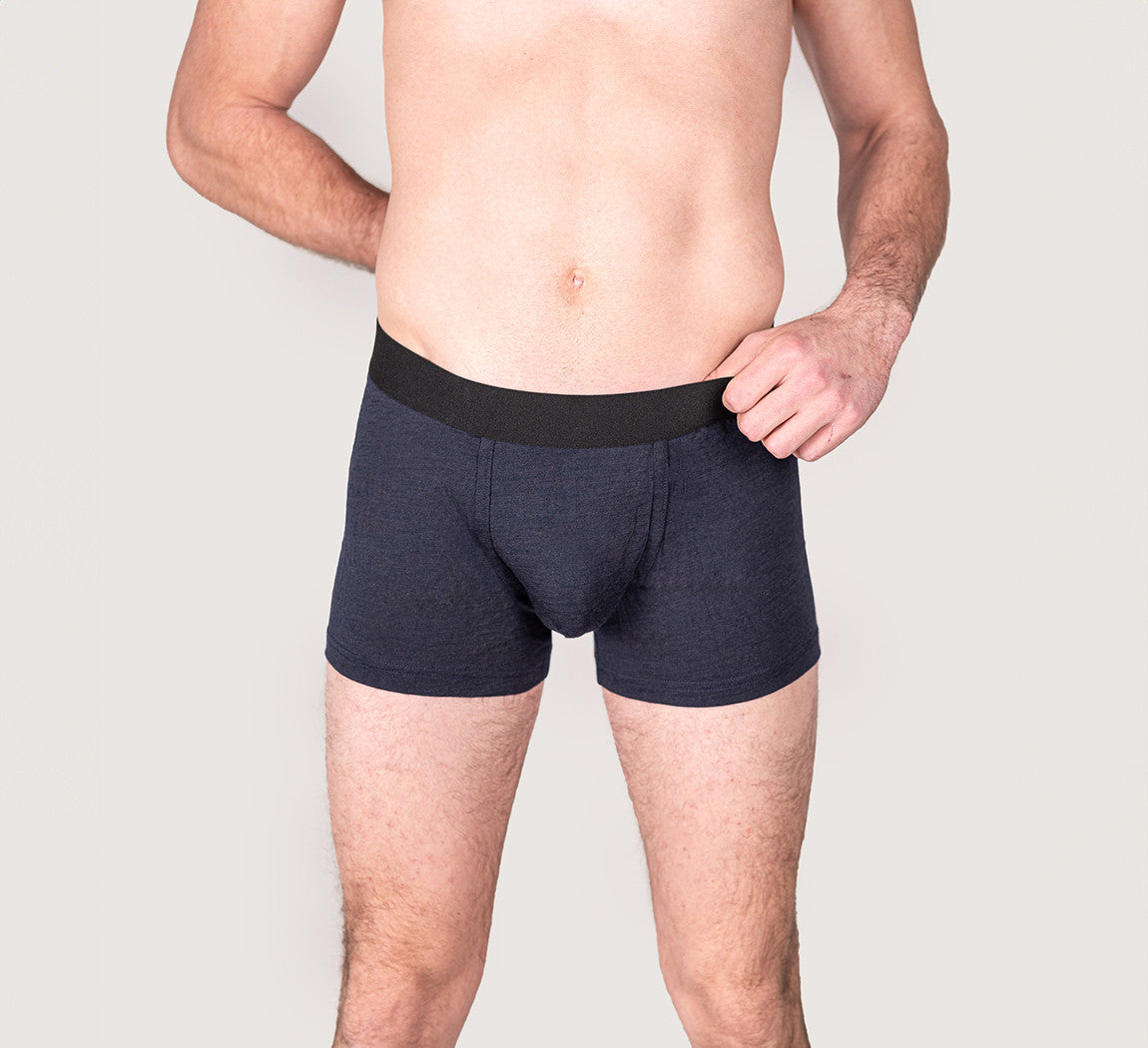 PREMIUM MERINO BOXER Bleu Chic