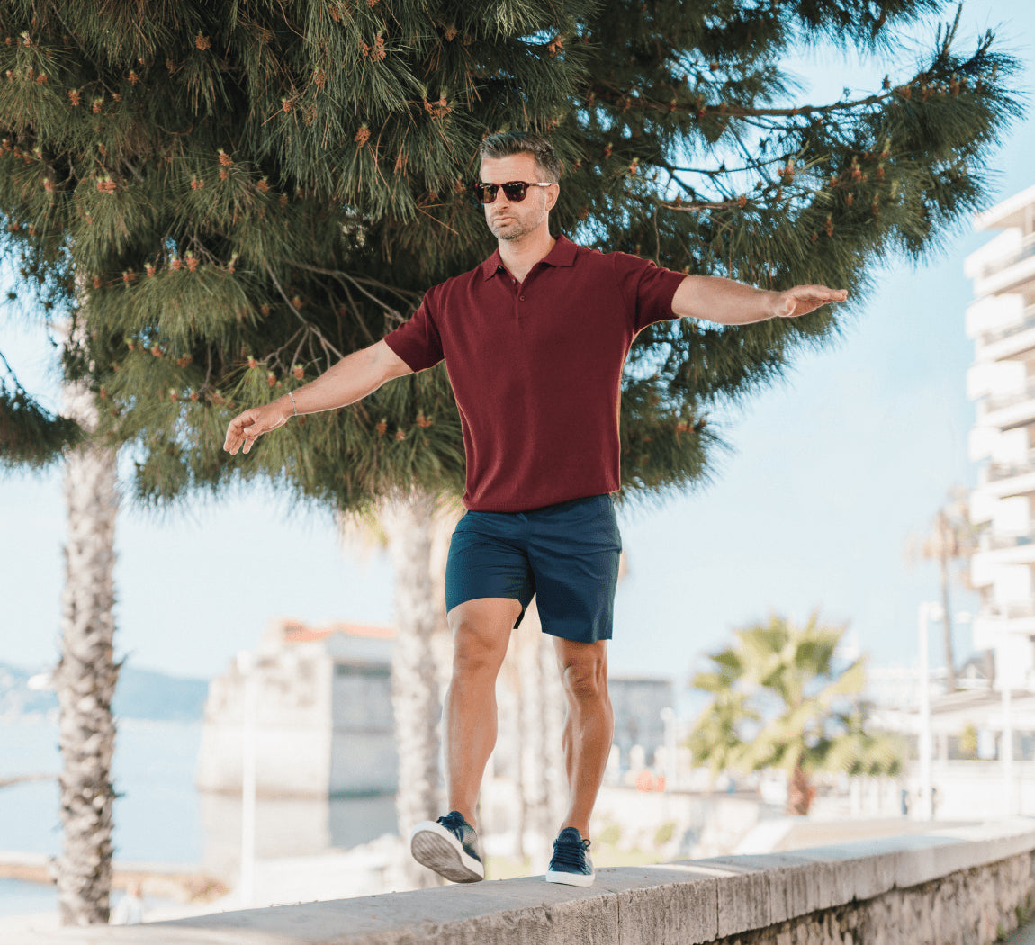 RECYCLED TECH SWIMSHORT Bleu Chic