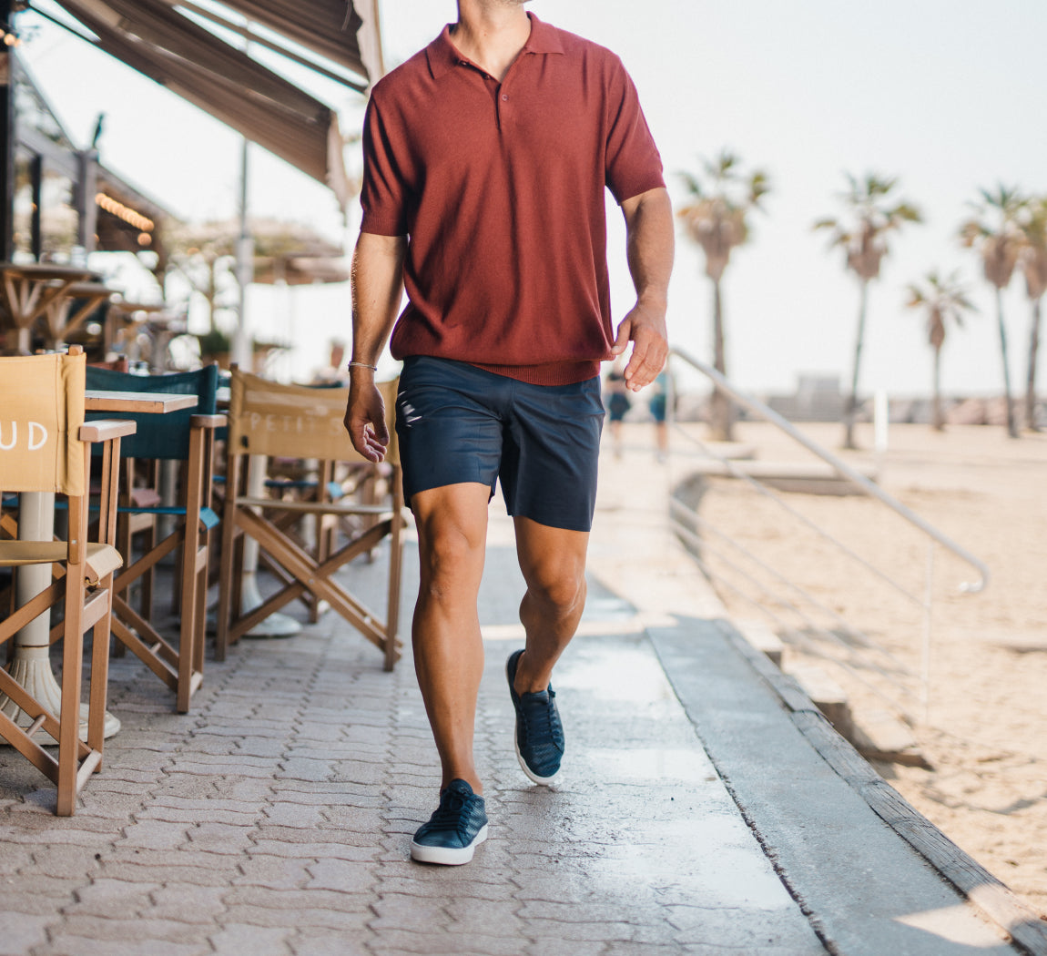 RECYCLED TECH SWIMSHORT Bleu Chic