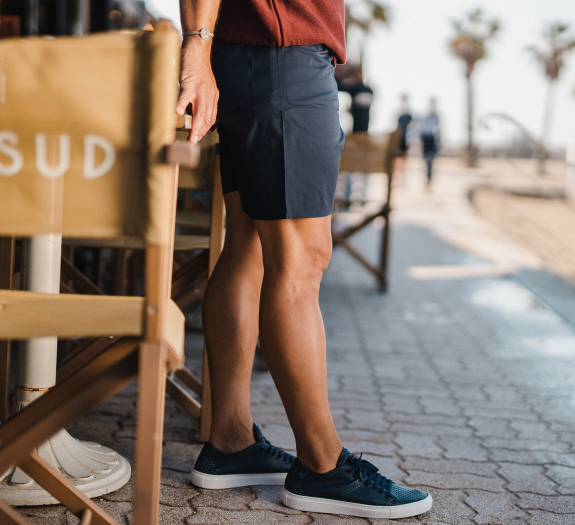 RECYCLED TECH SWIMSHORT Bleu Chic