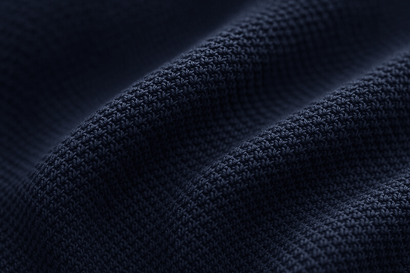 PERFORMANCE MERINO POLO Bleu Chic