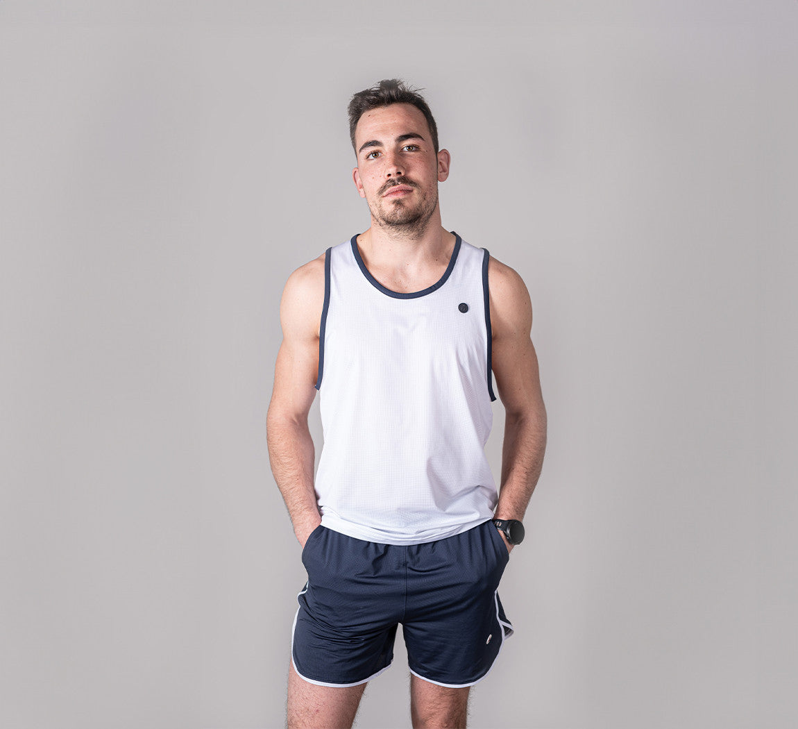RETRO SPORT TANK Blanc