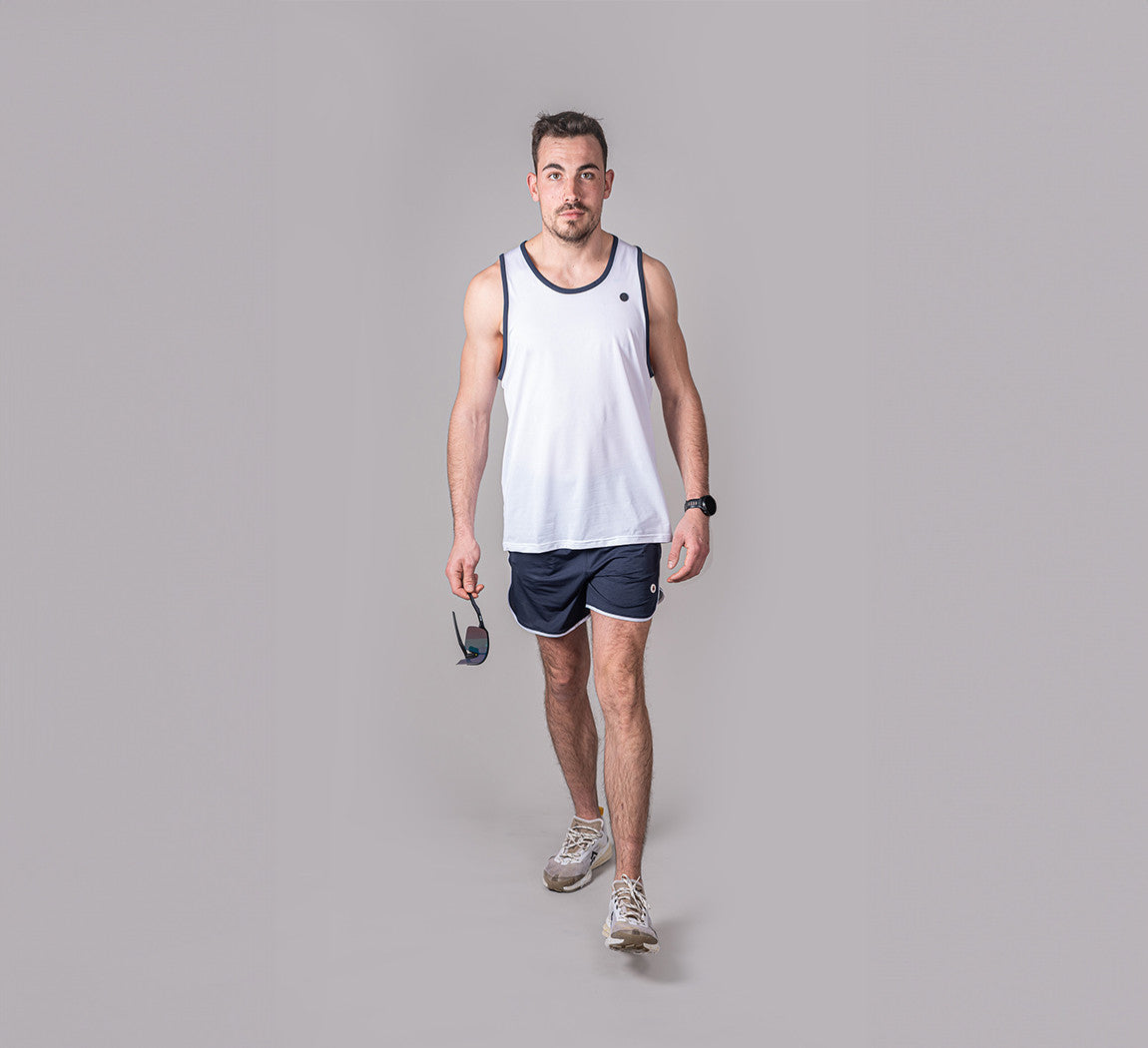 RETRO SPORT TANK Blanc