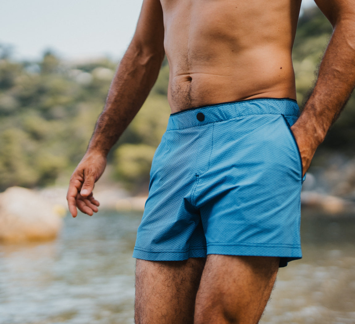 SHORT SWIMSHORT Blue Waves