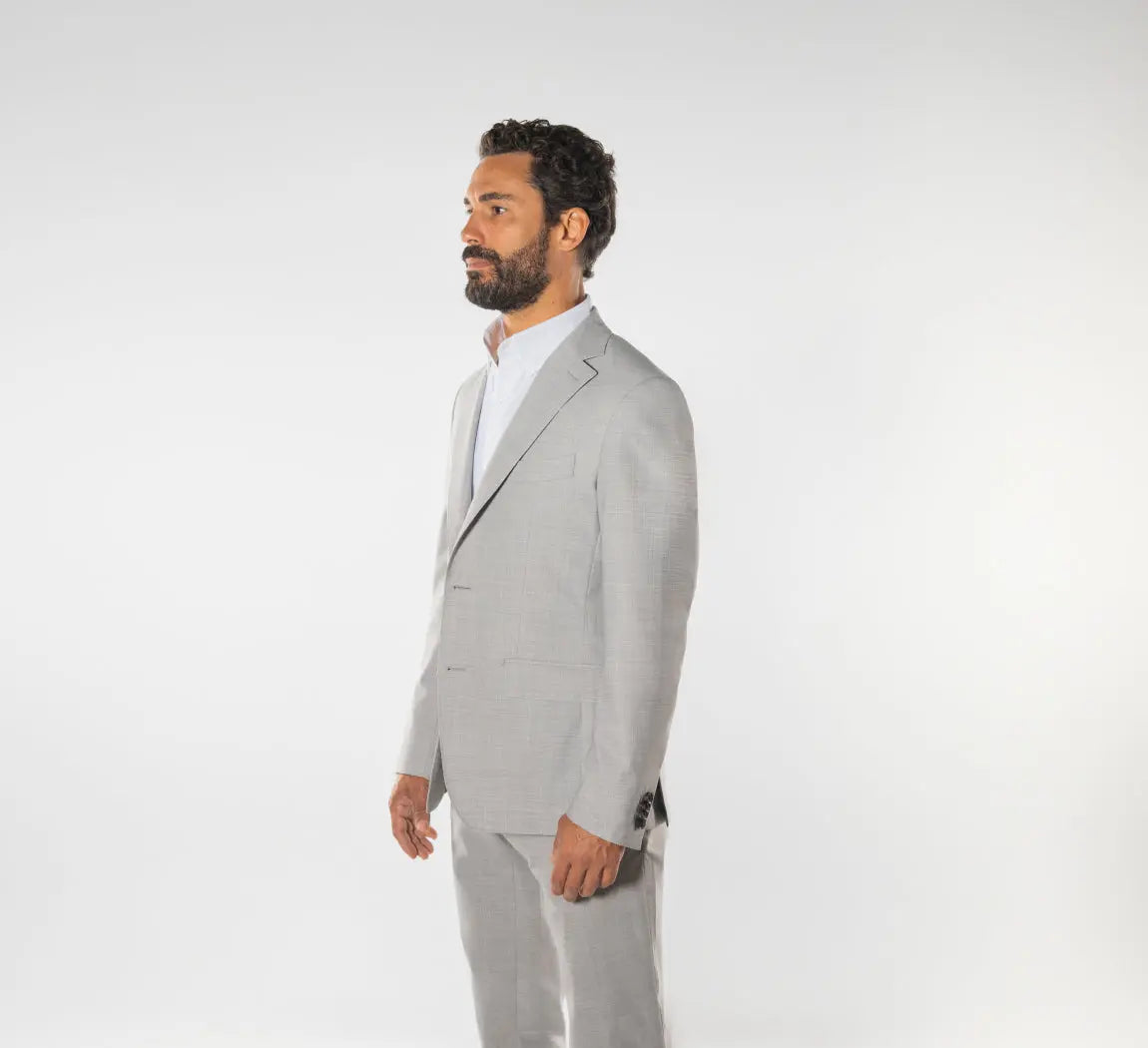 SMART MERINO BLAZER Gris Clair