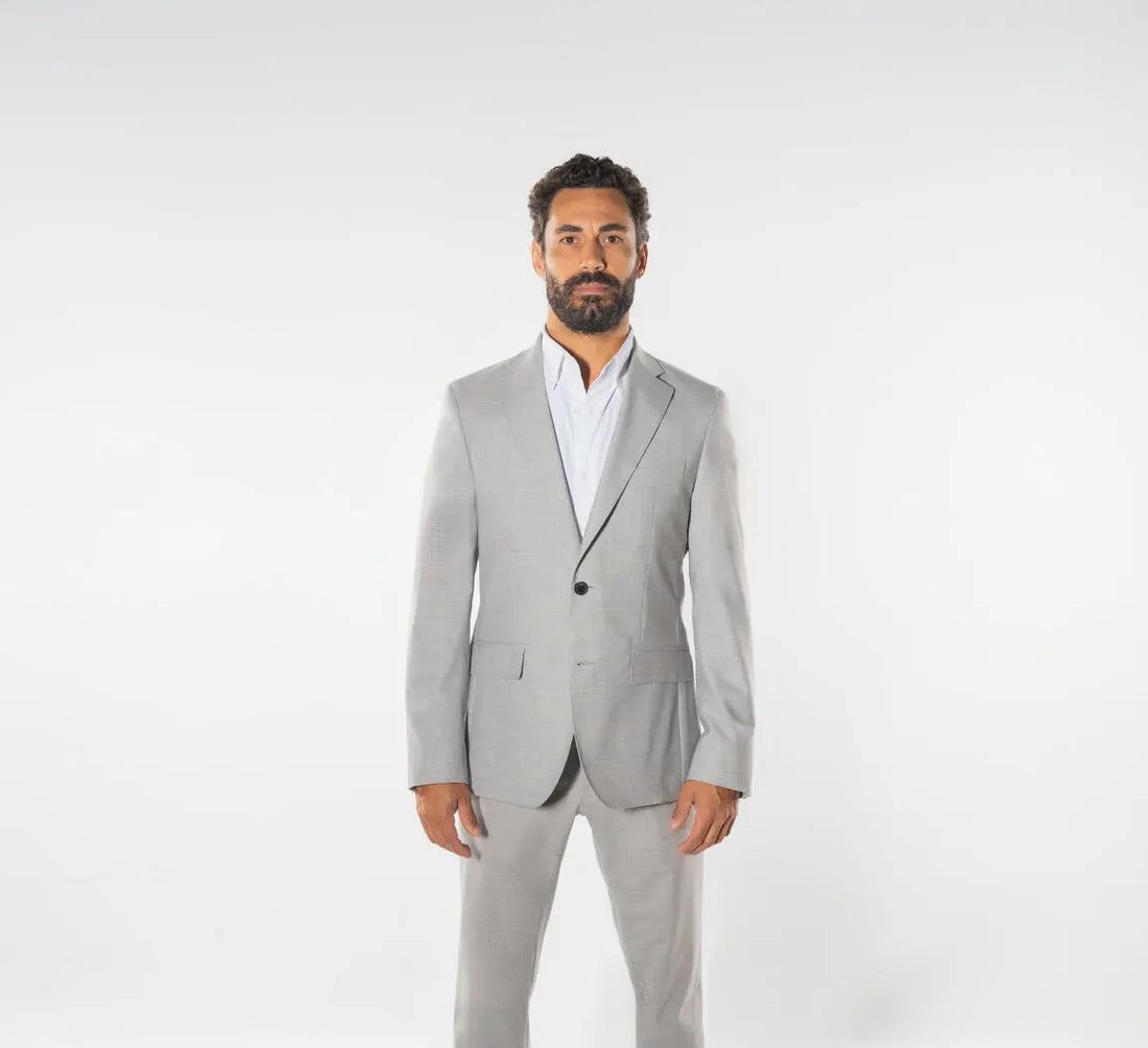 SMART MERINO BLAZER Gris Clair