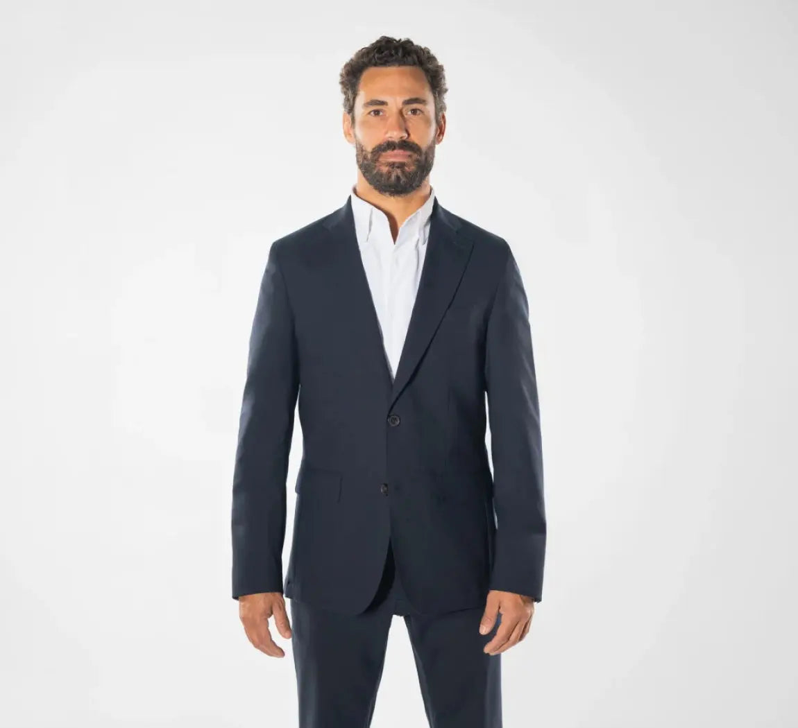 SMART MERINO BLAZER Bleu Nuit