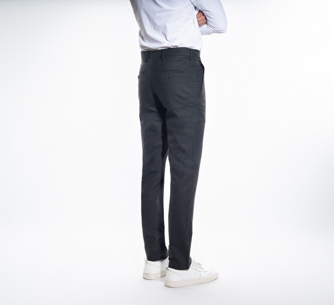 SMART MERINO PANTS Gris Anthracite
