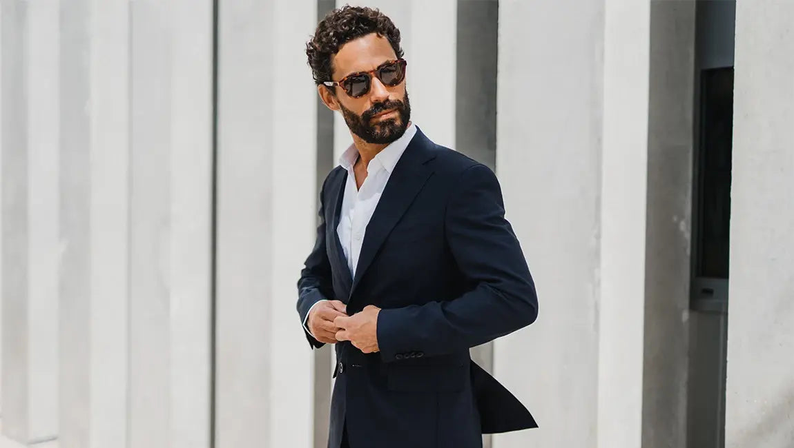 SMART MERINO BLAZER Bleu Nuit