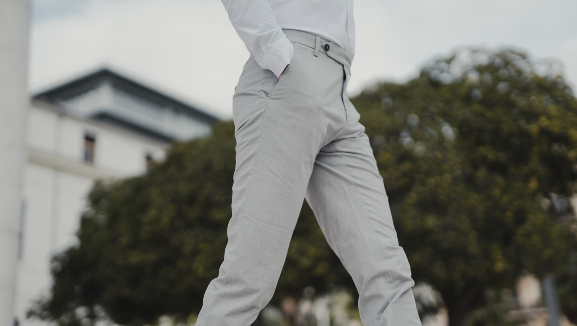 SMART MERINO PANTS Gris Clair