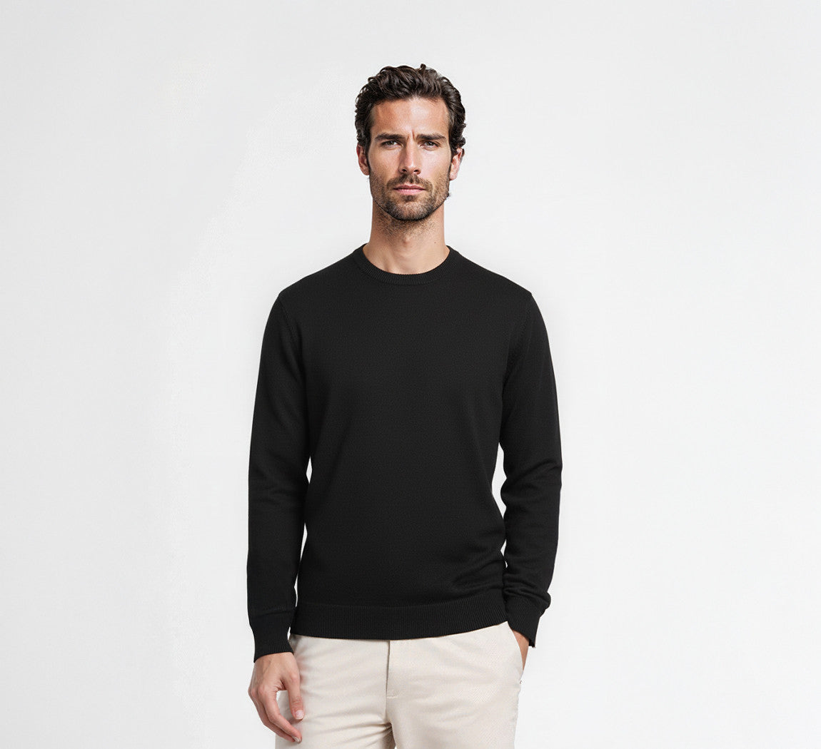 ULTRA MERINO PULLOVER Noir