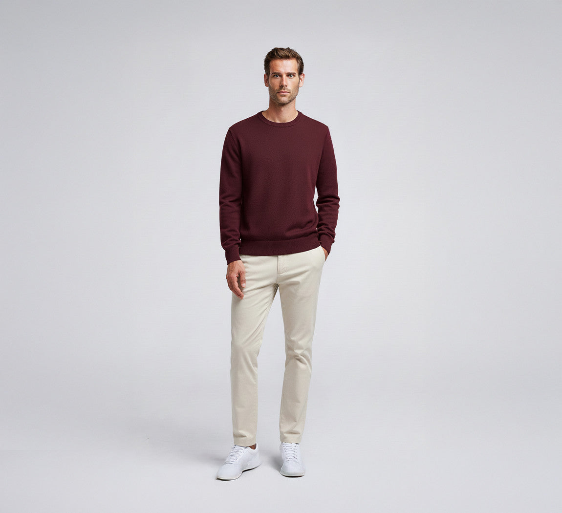 ULTRA MERINO PULLOVER Bordeaux