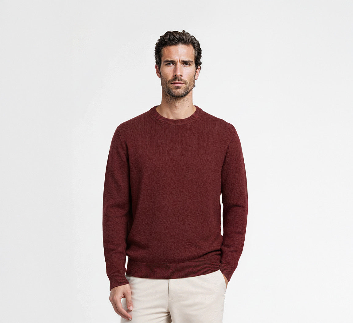 ULTRA MERINO PULLOVER Bordeaux