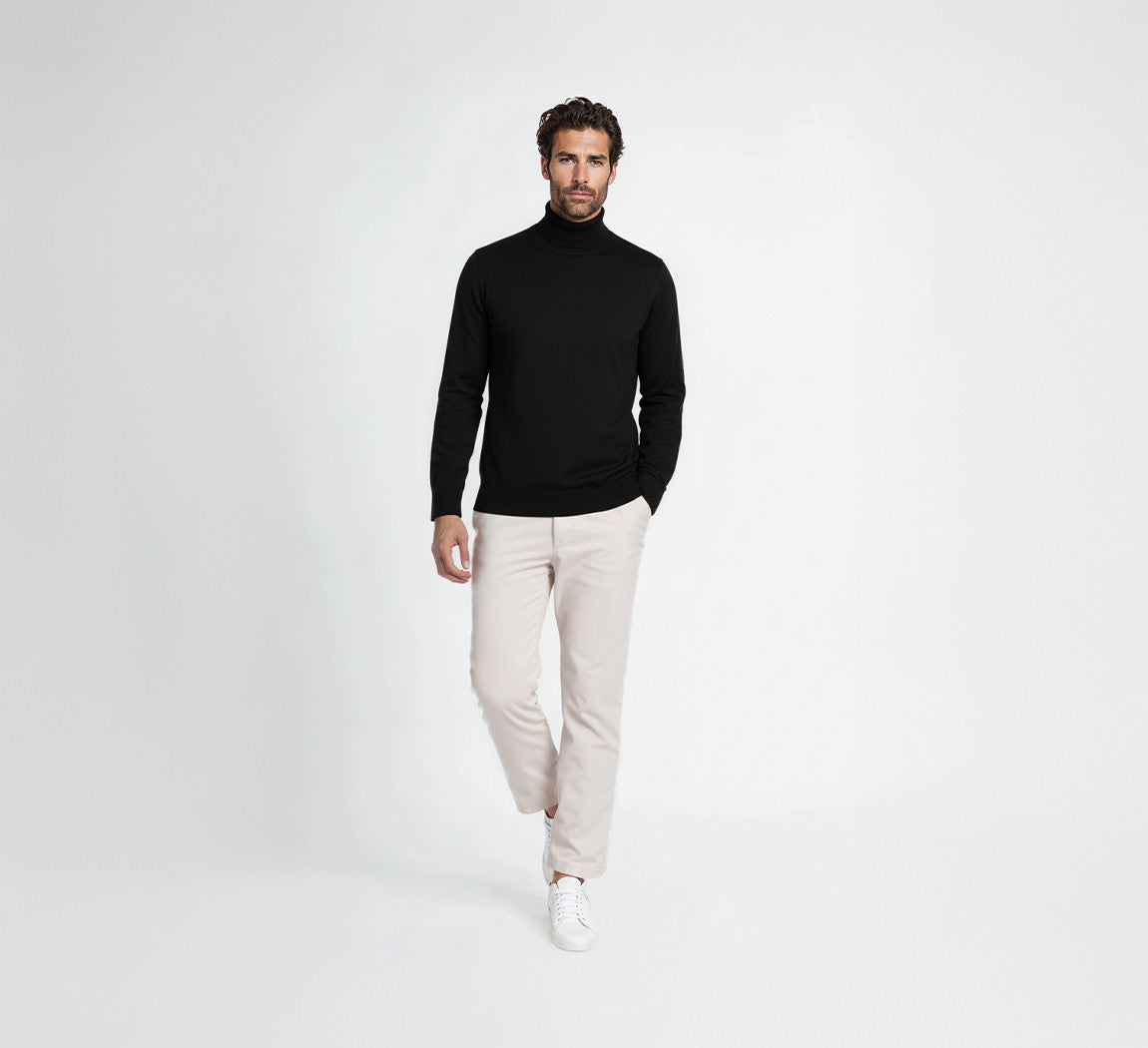 ULTRA MERINO TURTLENECK Noir