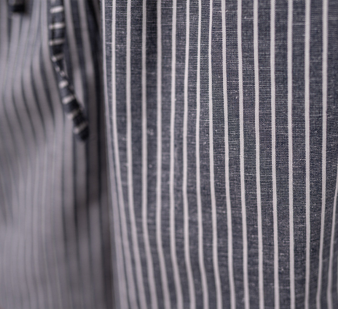 WOMAN HEMP SHORTS Dark Stripes