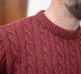 LAMBSWOOL CABLE PULLOVER