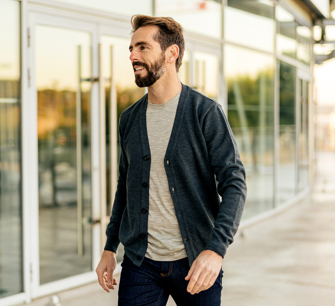 MERINO TENCEL CARDIGAN