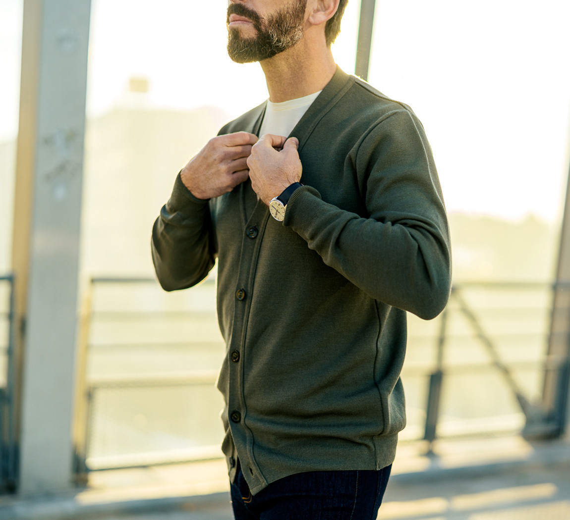 MERINO TENCEL CARDIGAN
