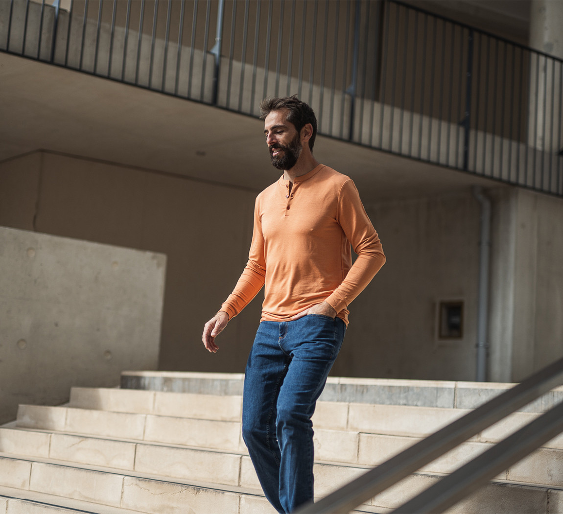 EVOLUTION MERINO HENLEY