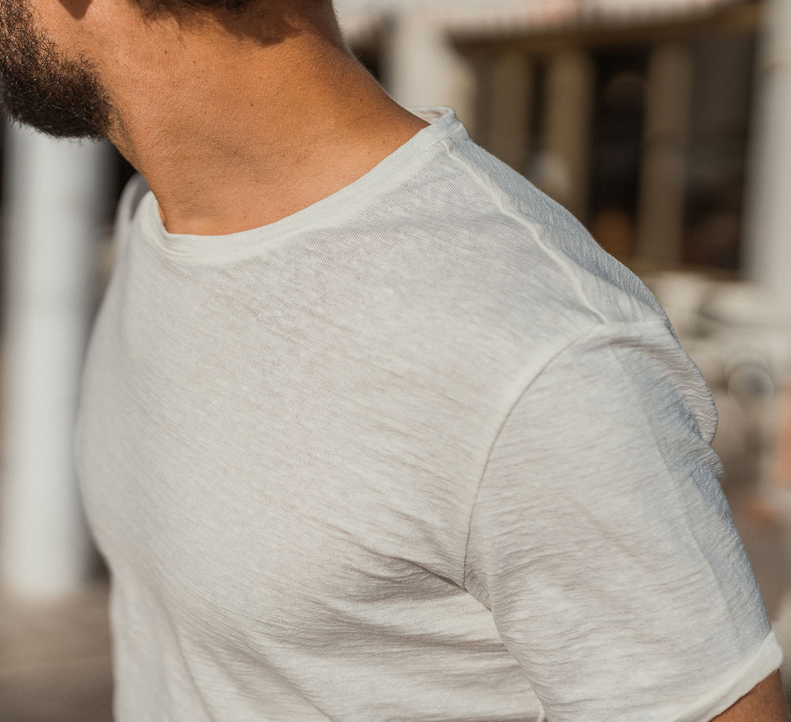 T-shirt en lin pour homme | SEAGALE