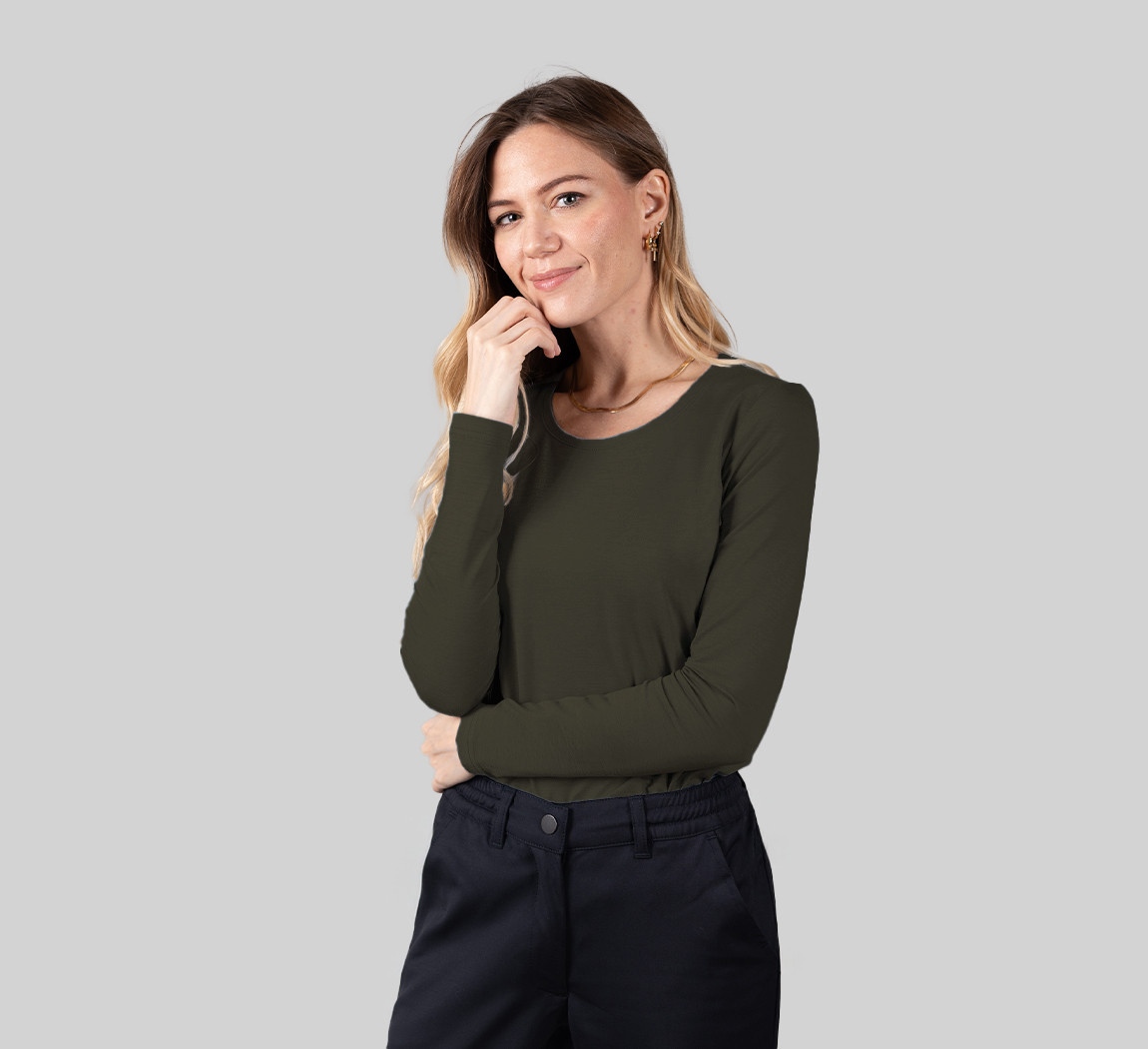 WOMAN MERINO LONG SLEEVES T-SHIRT