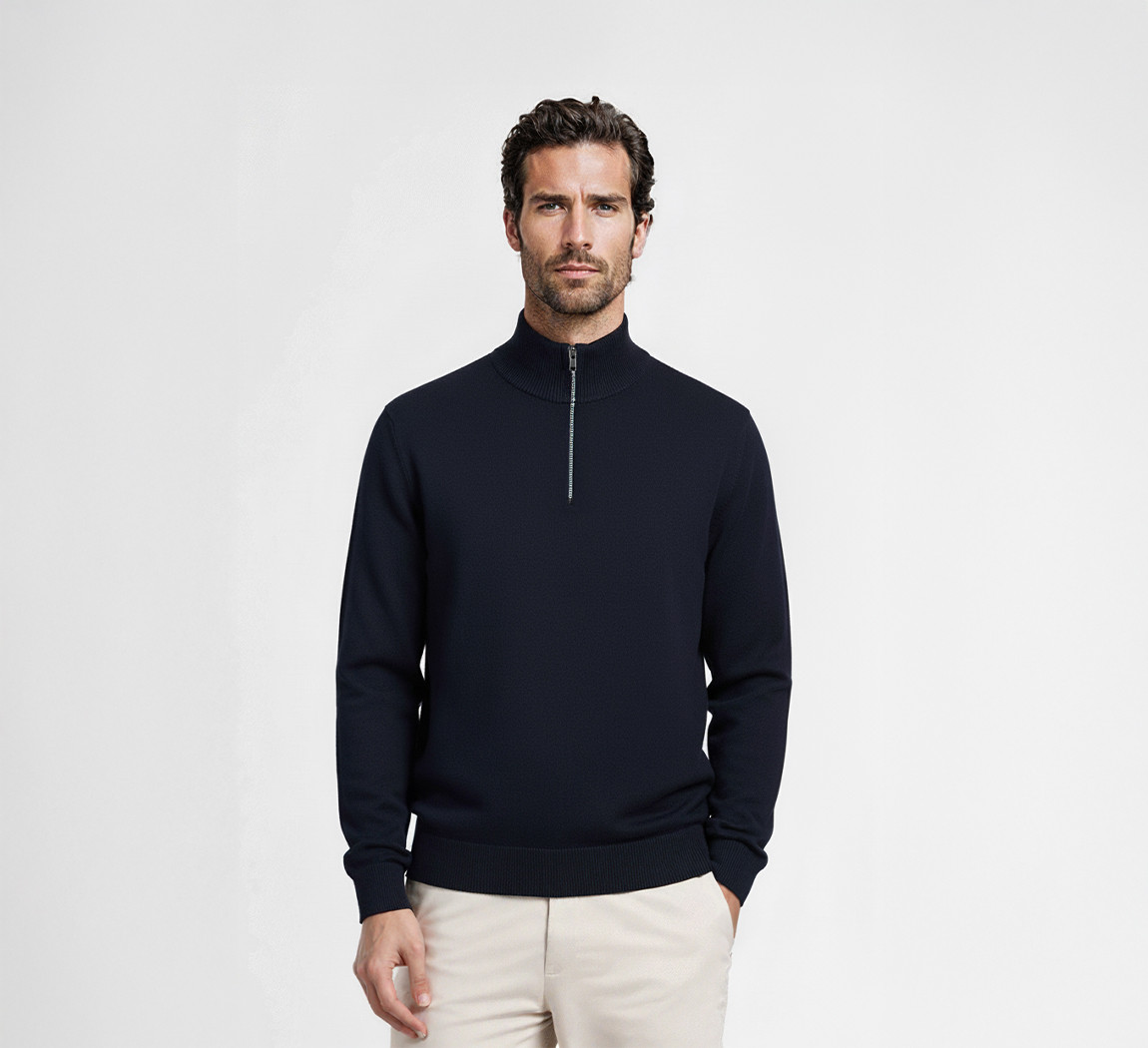 ULTRA MERINO ZIP PULLOVER
