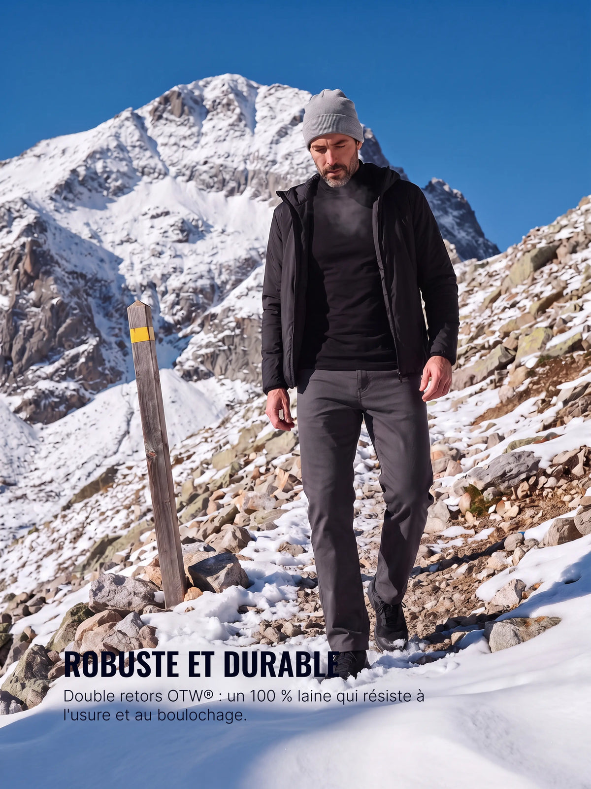 PURE MERINO TURTLENECK noir 