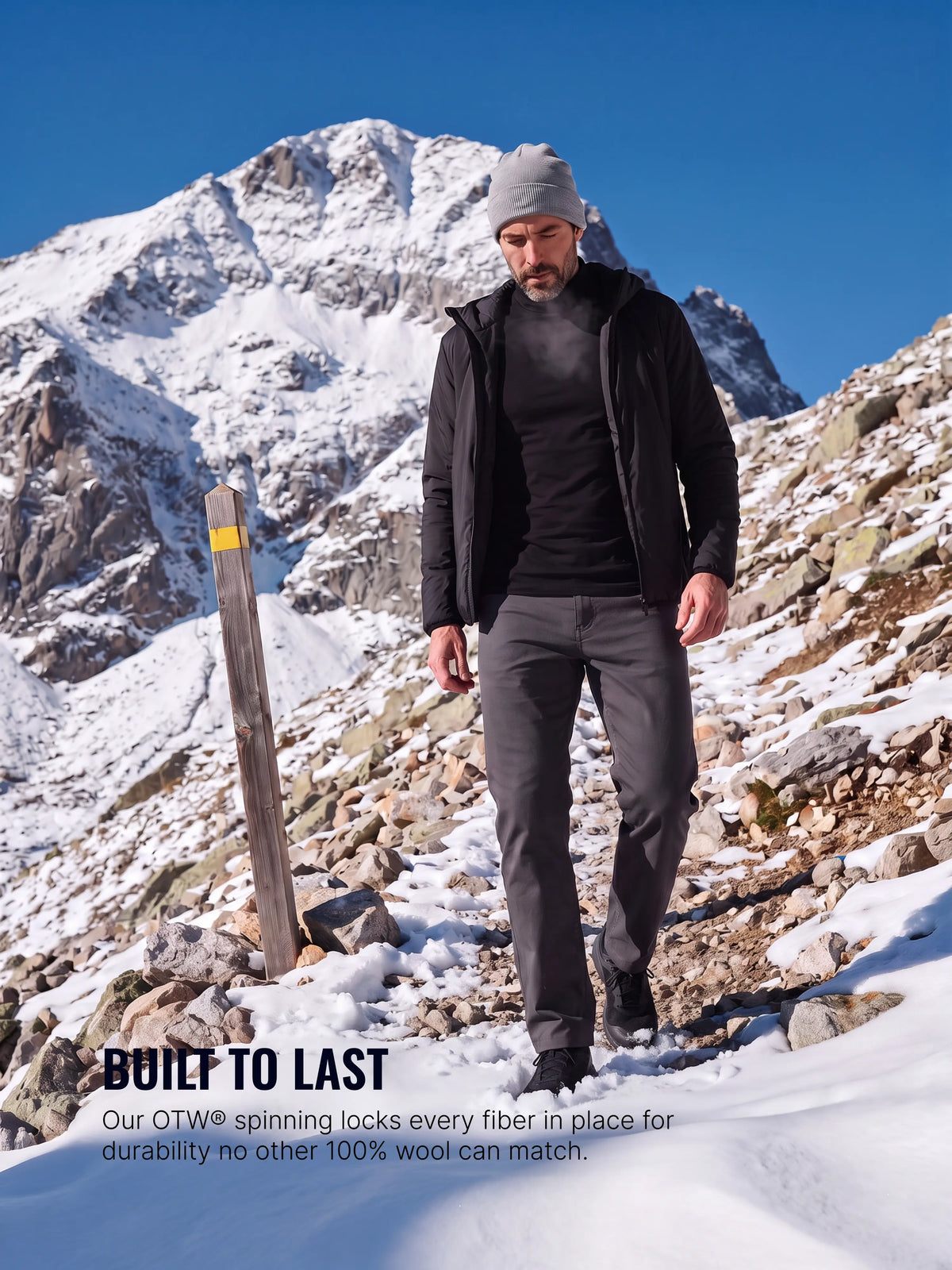 PURE MERINO TURTLENECK noir
