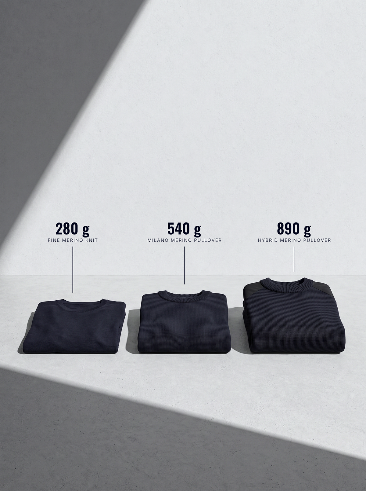 HYBRID MERINO PULLOVER bleu chic 
