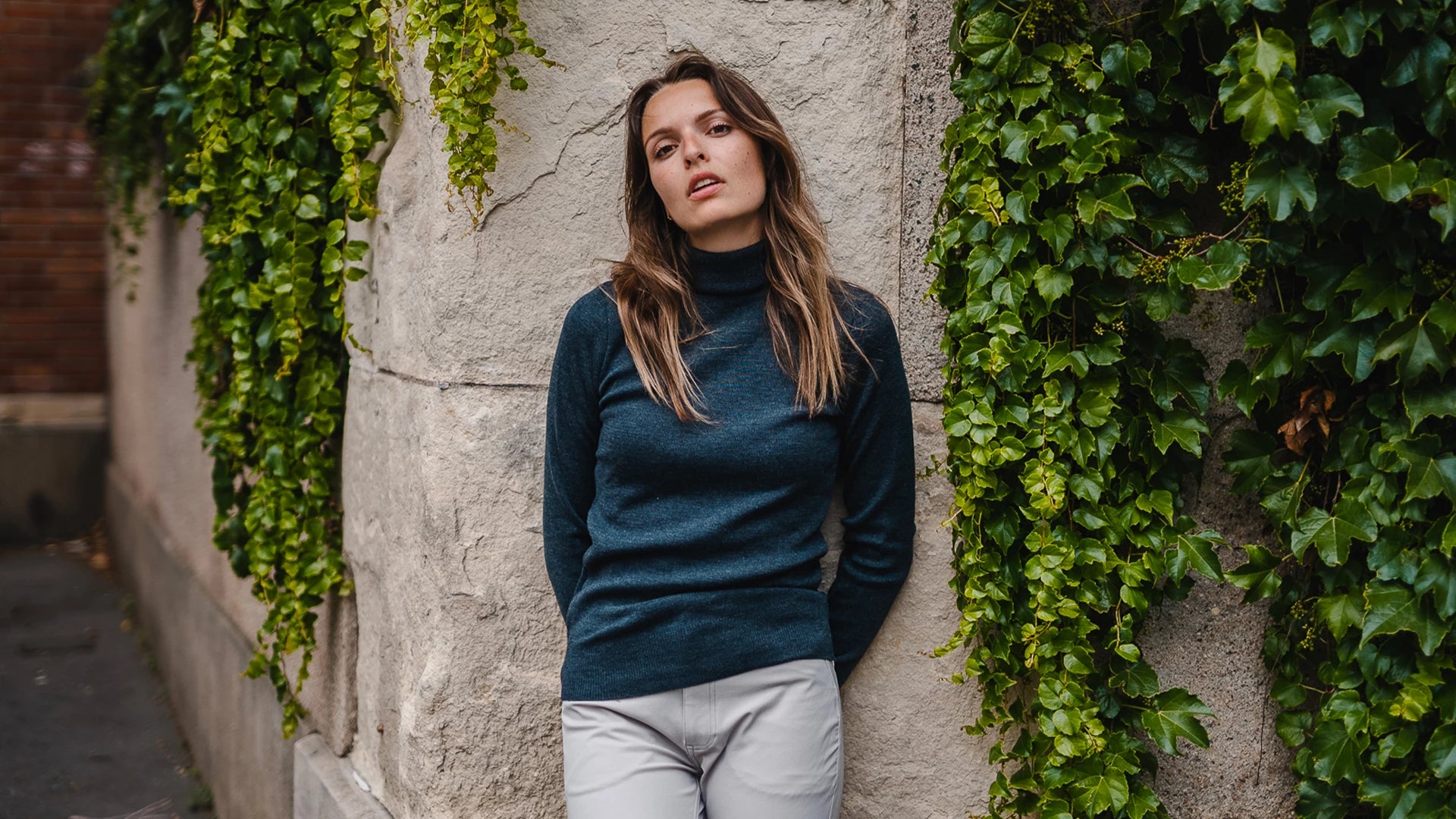 Haut à Col Roulé En Laine Mérinos Bio DILLING Pour Femme - 190g/m², Thermorégulant, Sans Mulesing