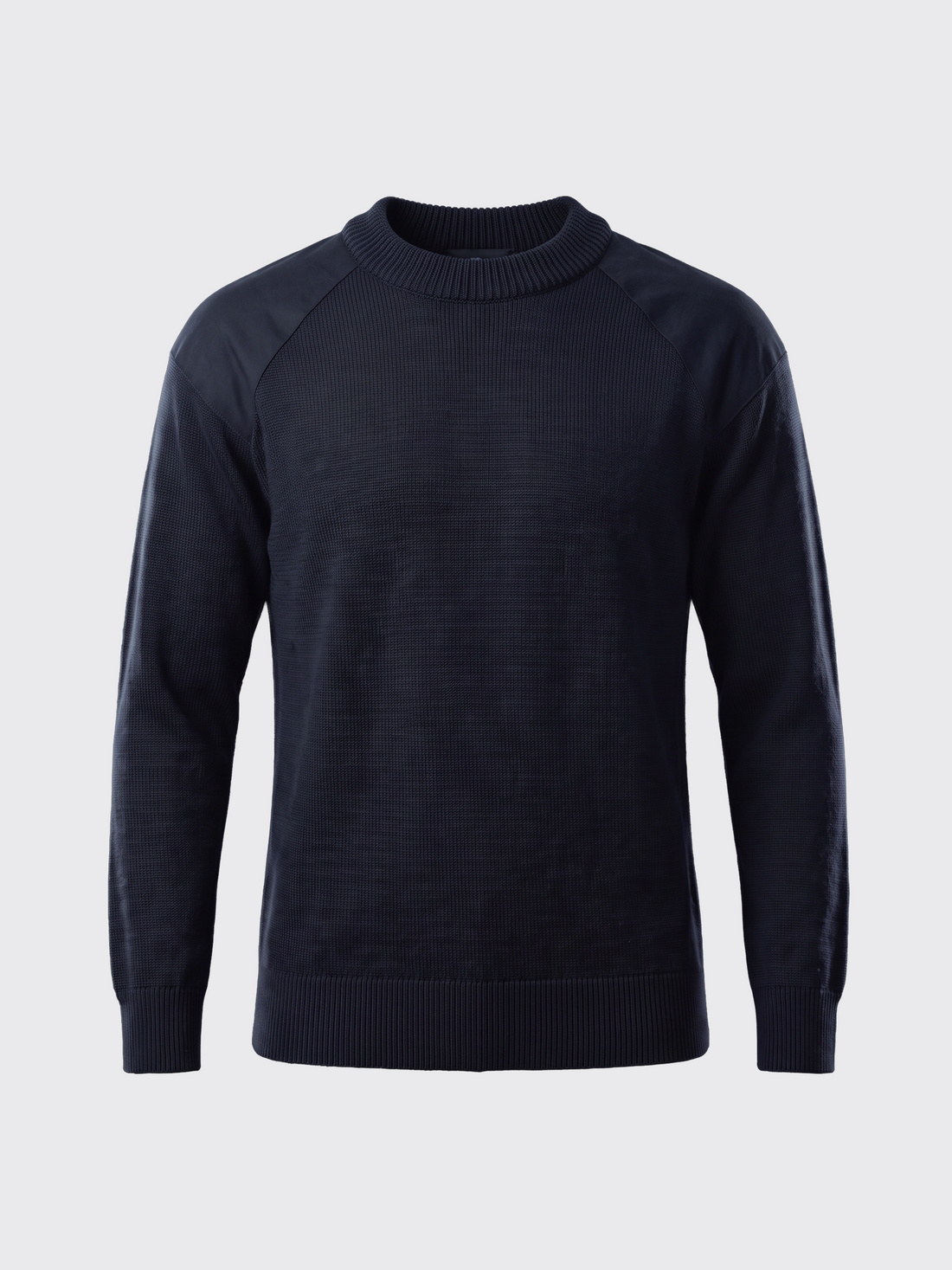 main out HYBRID MERINO PULLOVER bleu chic 