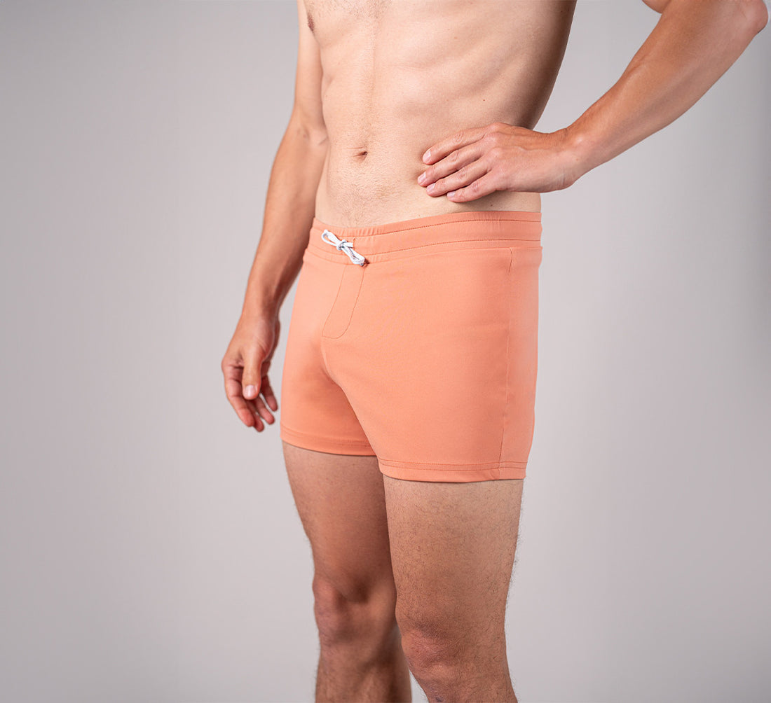 2-IN-1 SWIM BOXER Abricot 