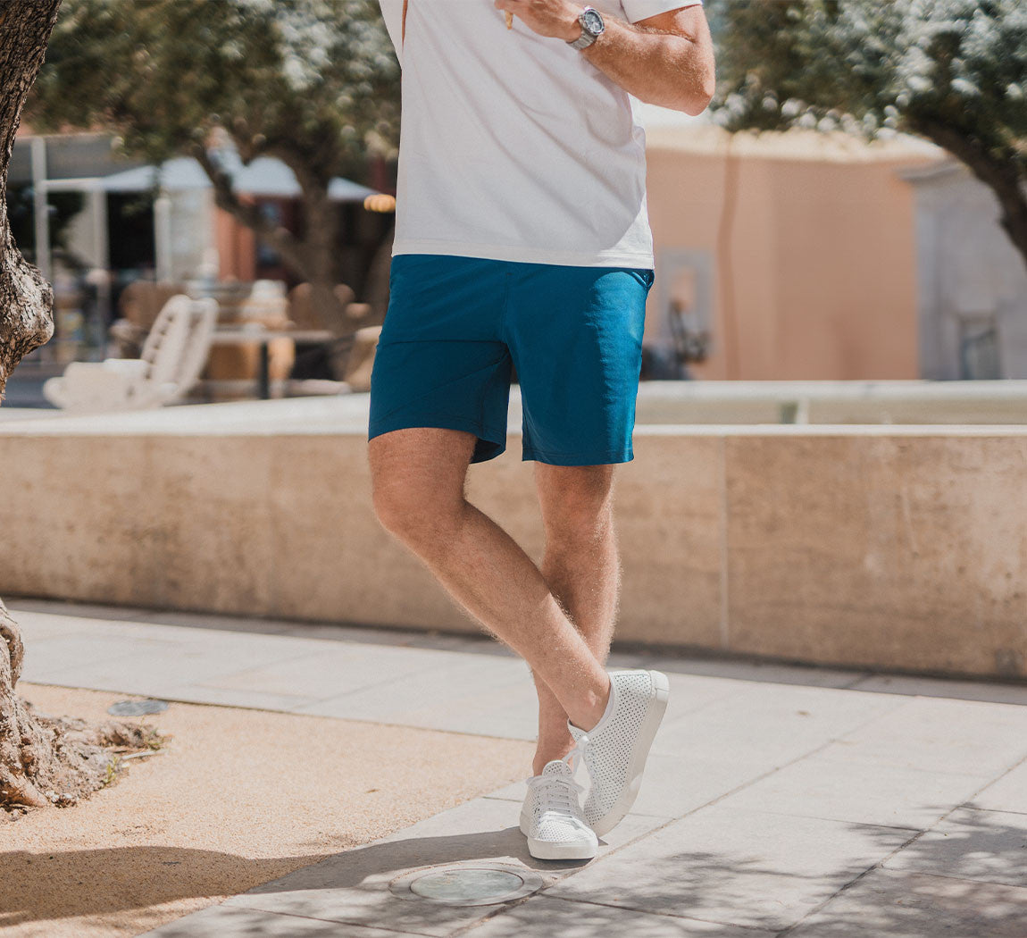 2-IN-1 SWIMSHORT Bleu Canard 