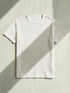 WAFFLE MERINO T-SHIRT Ivoire  