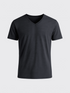 ACTION MERINO V-NECK TEE Gris Anthracite 