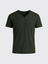 ACTION MERINO V-NECK TEE Kaki 